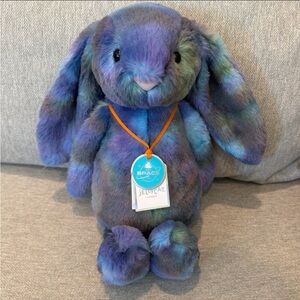 Jellycat ZODIHOP LUXE Bunny – Space Experience Exclusive (BNWT)